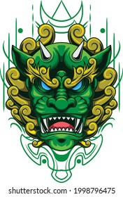 komainu illustration available for your custom project