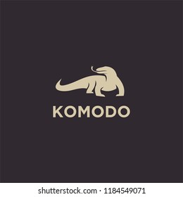 komodo dragon logo icon designs vector