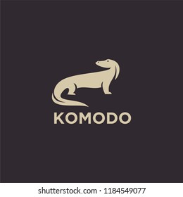 komodo dragon logo icon designs vector