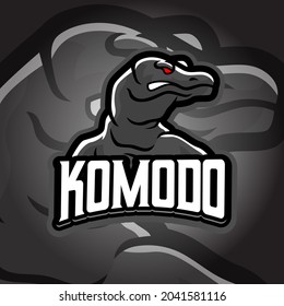 Komodo Esport logo. Suitable for team logo or esport logo and mascot logo, or tshirt design.