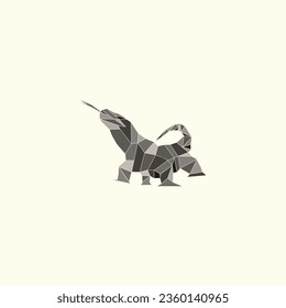 Komodo geometri design with unique idea