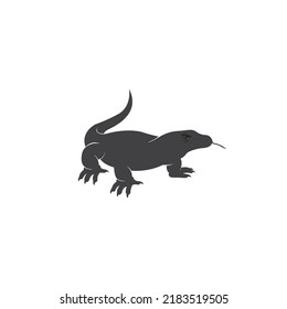 Icono de Komodo. plantilla de logotipo de ilustración vectorial.