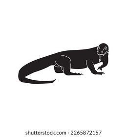 Komodo icon vector illustration symbol design