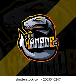 Komodo mascot logo esport template