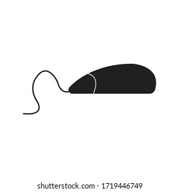 komputer mouse logo stock illustration design