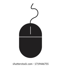 komputer mouse logo stock illustration design