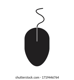 komputer mouse logo stock illustration design
