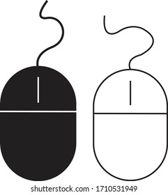 Komputer-Maus-Logo vektor-Vorlage