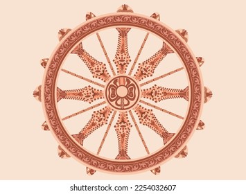 Konark Sun Temple Chariot Wheel 