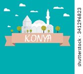 Konya city vector