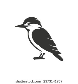 Kookaburra bird Icon on White Background - Simple Vector Illustration