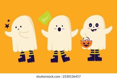 Kooky Spooks Halloween em estilo de desenhos animados 