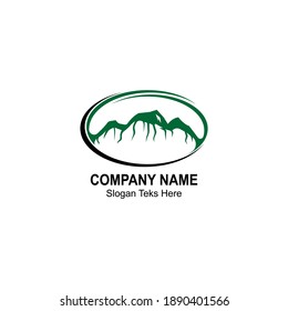 Ko'olau mountain design template vector illustration