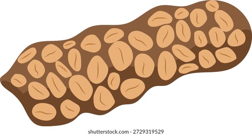 Kopi Luwak Kaffee Vektorgrafik.