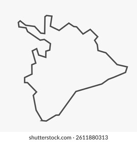 Koppal District map Karnataka State India