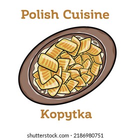 Kopytka - polish potato dumpling 