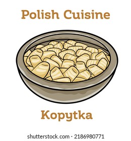 Kopytka - polish potato dumpling 