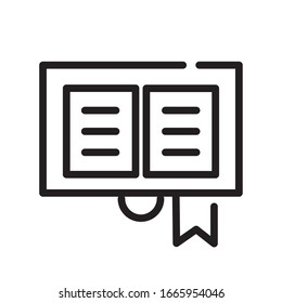 koran book islam line style vector illustration design