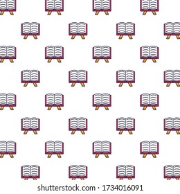 diseño de ilustración vectorial de fondo del patrón islam de libro korano