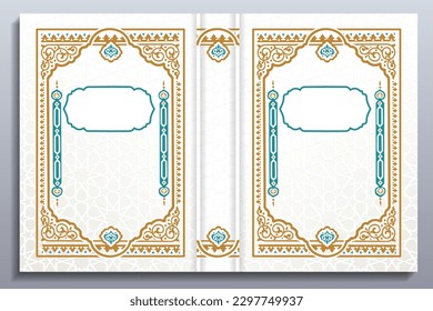 Koran Cover Black  White Koran Holy Book