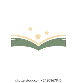 Vector de diseño plano del icono del Corán