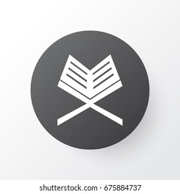 Koran Icon Symbol. Premium Quality Isolated Holy Book Element In Trendy Style.