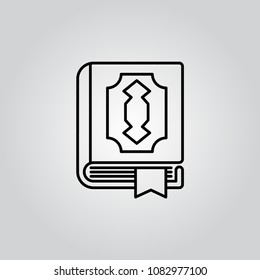Koran icon vector