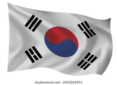Korea country flag world icon