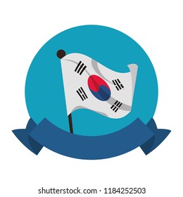 Korea flag symbol