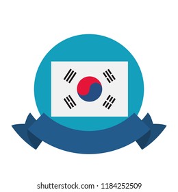 Korea flag symbol