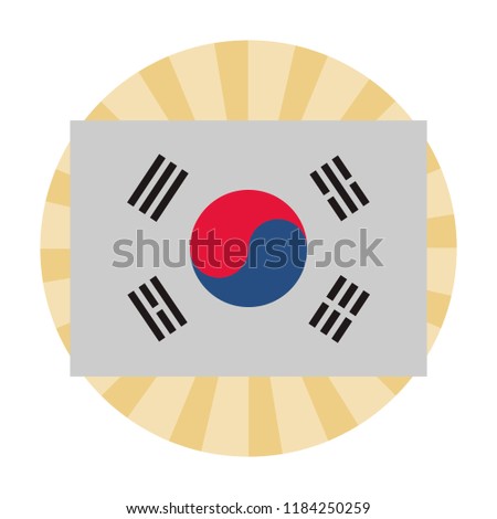 Korea flag symbol