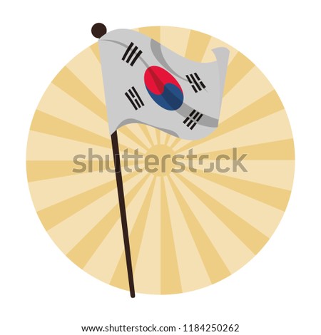 Korea flag symbol