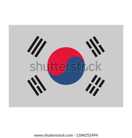 Korea flag symbol