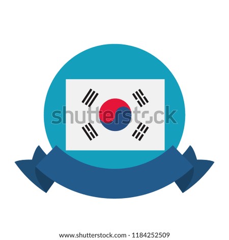 Korea flag symbol
