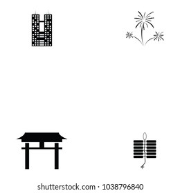 korea icon set