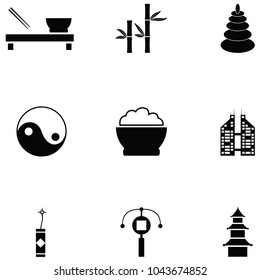 korea icon set