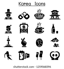 Korea Icon Set