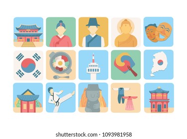 Korea Icon Set 3