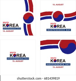 Korea Independence Day Logo Illustration, Poster And Banner