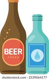 Korea korean soju and beer somaek bottle liquid menu sake