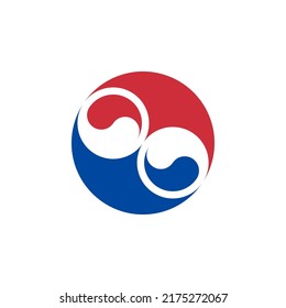 Korea Logo Design. Vector Illustration