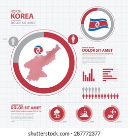 korea map infographic