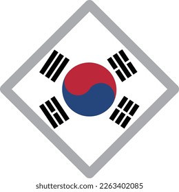 Vector de icono de la bandera nacional de Maldivas Material de ilustración