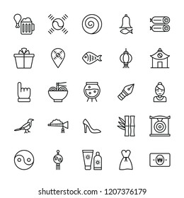 Korea Symbols Icons Pack 