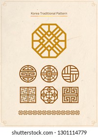 Korea traditional pattern 02