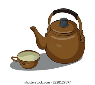 Korean alcoholic drink full of flavour. Makgeolli.
