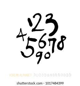 Korean alphabet / Handwritten calligraphy