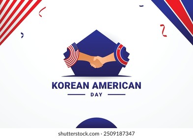 Korean American Day feiern Design