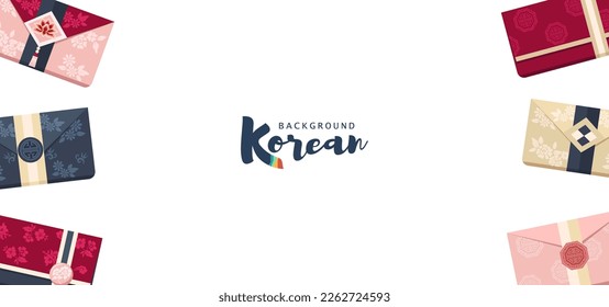 Korean banner, poster, background, design template