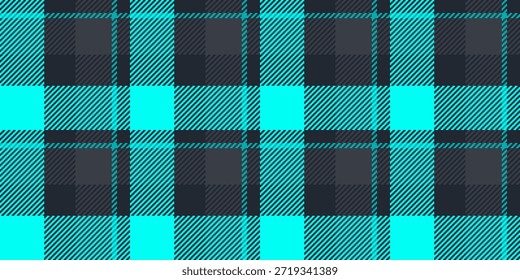 Padrão de verificação coreano xadrez, vetor têxtil variedade sem costura. Fundo de textura de tecido americano tartan na paleta de cores escuras e brilhantes.